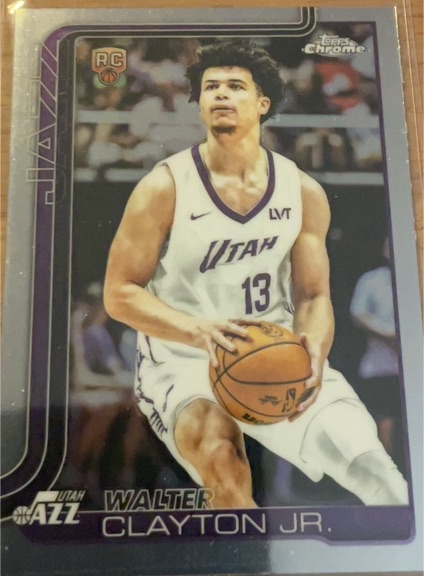 2025-26 Topps Chrome #268 Walter Clayton Jr. — front