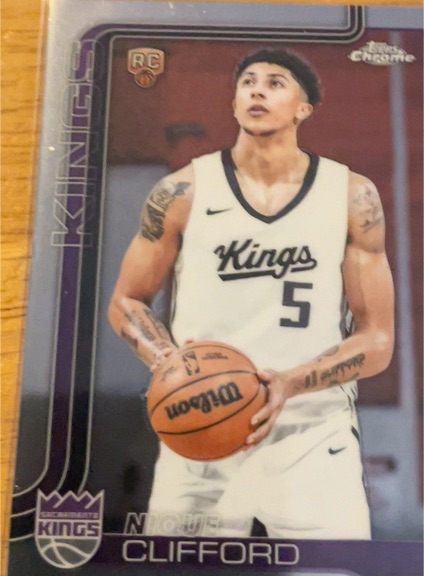 2025-26 Topps Chrome #274 Nique Clifford — front