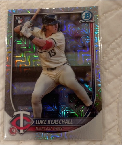 2025 Bowman Chrome #61 Luke Keaschall — front