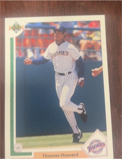 1991 Upper Deck Final Edition #39F Thomas Howard — front