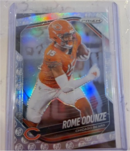 2025 Panini Prizm #8 Rome Odunze — front