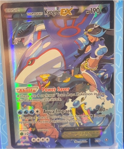 2015 Pokemon Team Aqua's Kyogre EX #6/34 Double Crisis — front