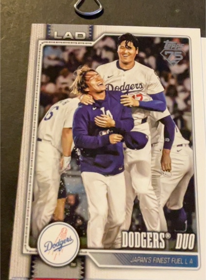 2026 Topps Series 1 #265 Dodgers Duo — front