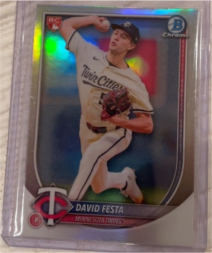 2025 Bowman Chrome #54 David Festa — front