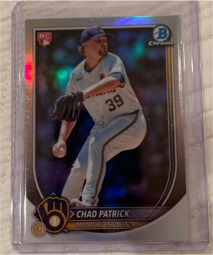 2025 Bowman Chrome #28 Chad Patrick — front