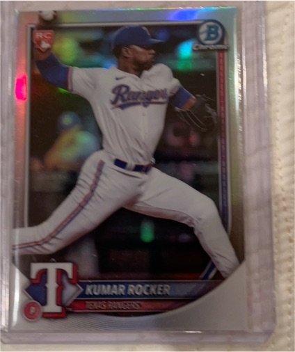 2025 Bowman Chrome #98 Kumar Rocker — front