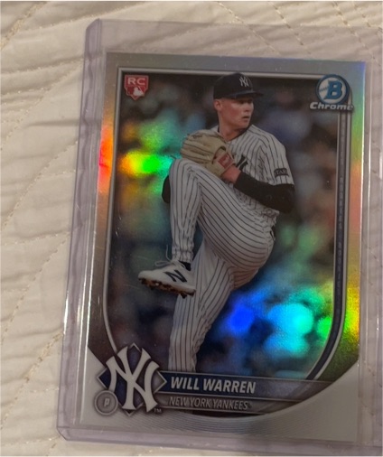 2025 Bowman Chrome #79 Will Warren — front
