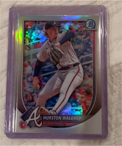 2025 Bowman Chrome #61 Hurston Waldrep — front