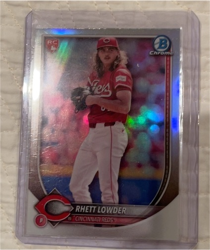 2025 Bowman Chrome #6 Rhett Lowder — front