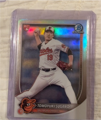2025 Bowman Chrome #41 Tomoyuki Sugano — front