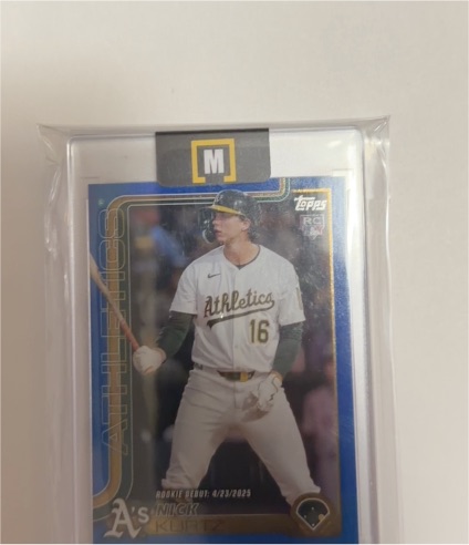 2025 Topps Update #US197 Nick Kurtz Rookie Debut Athletics — front