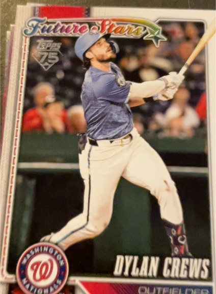 2026 Topps Series 1 #86 Dylan Crews Future Stars — front