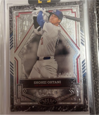2025 Topps Tier One #23 Shohei Ohtani — front