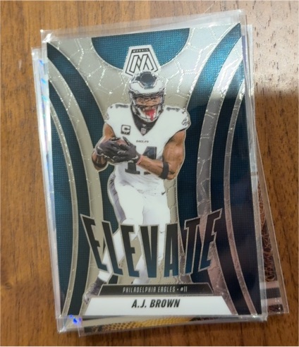2025 Panini Mosaic #16 A.J. Brown Elevate Philadelphia Eagles — front