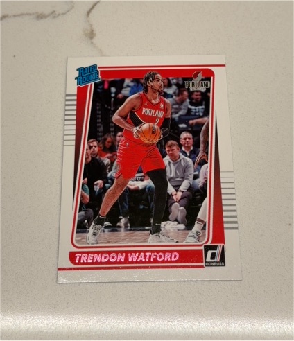 2021-22 Panini Chronicles Donruss #296 Trendon Watford — front
