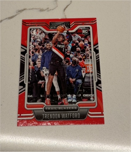 2021-22 Panini Chronicles Playbook #277 Trendon Watford — front