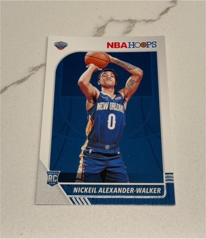 2019-20 Panini NBA Hoops #214 Nickeil Alexander-Walker — front