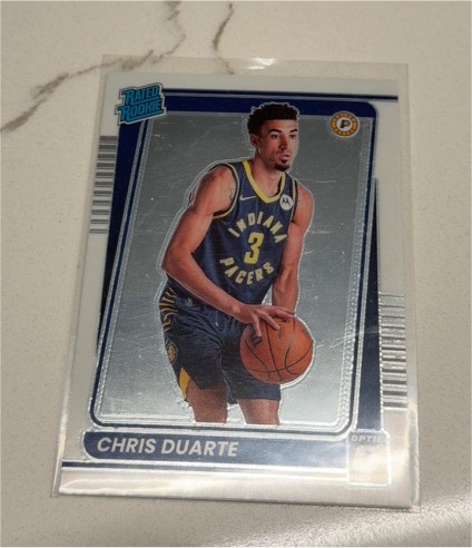 2021-22 Panini Donruss Optic #173 Chris Duarte — front