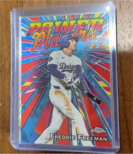 2025 Topps Chrome Update Series #PP-40 Freddie Freeman — front