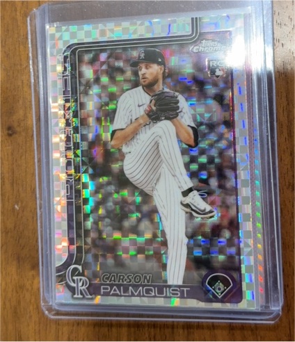 2025 Topps Chrome Update #USC173 Carson Palmquist — front