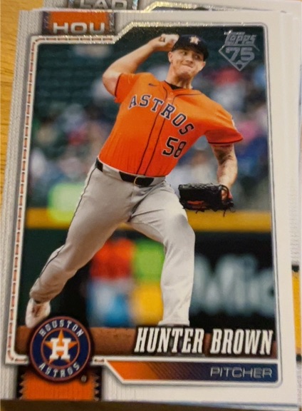 2026 Topps Series 1 #264 Hunter Brown — front