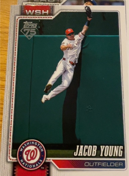 2025 Topps Series 1 #210 Jacob Young — front