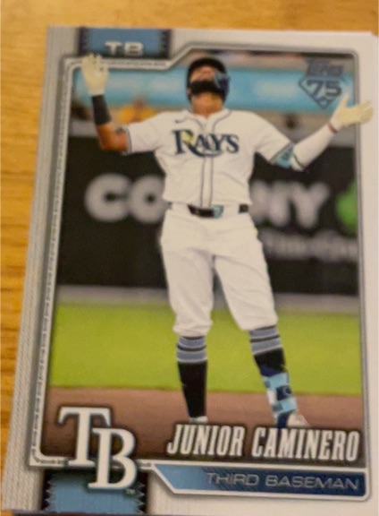 2024 Bowman #20 Junior Caminero — front