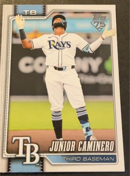 2026 Topps Series 1 #328 Junior Caminero — front