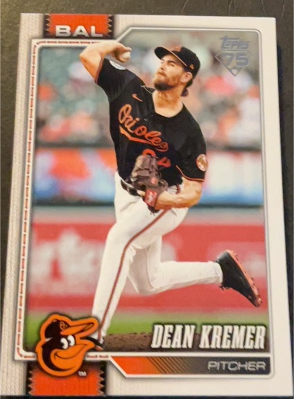2026 Topps Series 1 #19 Dean Kremer — front