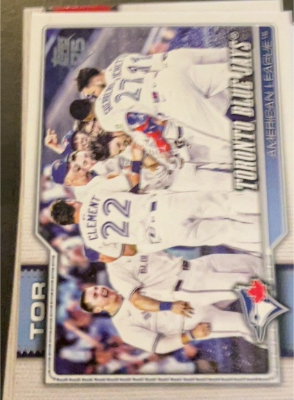 2026 Topps #113 Toronto Blue Jays Team Card — front
