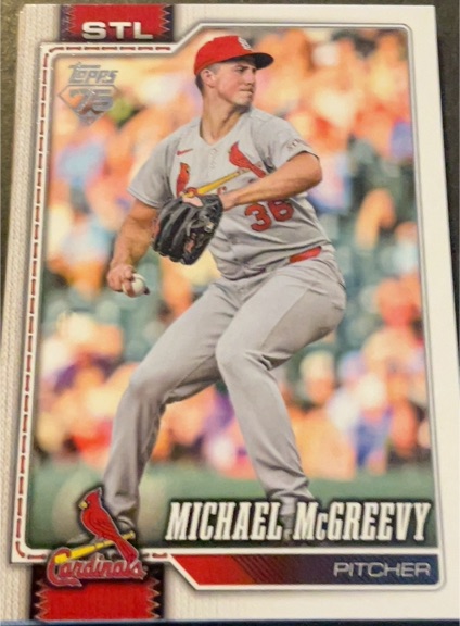 2026 Topps Series 1 #161 Michael McGreevy — front