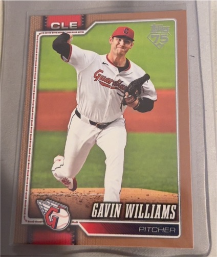 2026 Topps Series 1 #254 Gavin Williams — front