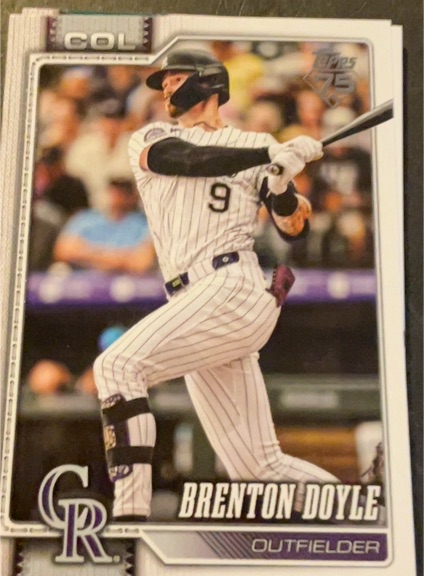 2026 Topps Series 1 #164 Brenton Doyle — front