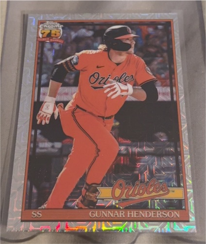 2026 Topps Series 1 Chrome #91C-16 Gunnar Henderson — front