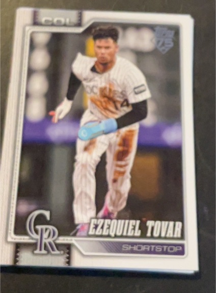 2026 Topps Series 1 #136 Ezequiel Tovar — front