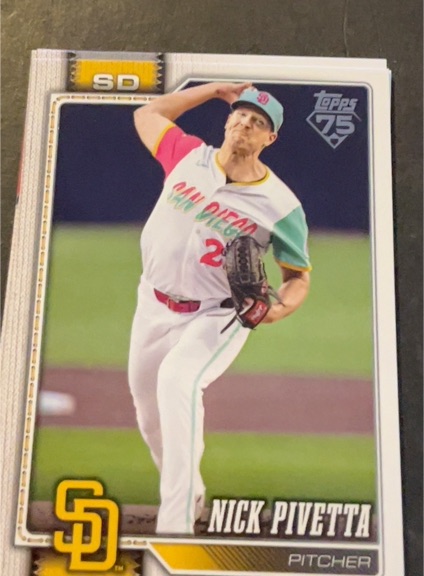 2026 Topps Series 1 #9 Nick Pivetta — front