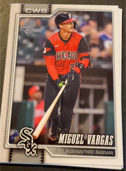 2026 Topps Series 1 #329 Miguel Vargas — front