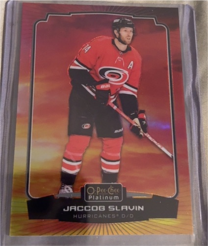 2022-23 O-Pee-Chee Platinum #61 Jaccob Slavin — front