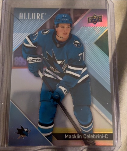 2025-26 Upper Deck Allure #71 Macklin Celebrini — front