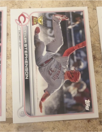 2022 Topps #175 Tyler Stephenson — front