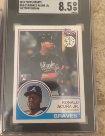 2018 Topps Update #83-13 Ronald Acuna Jr. — front