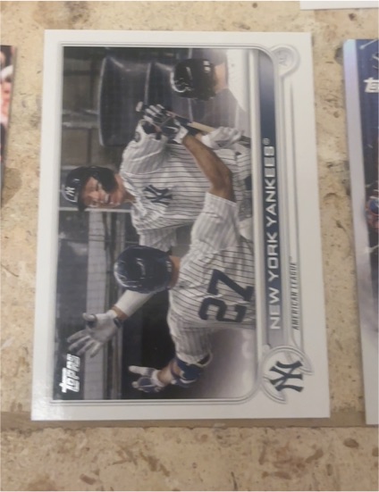 2022 Topps Series 1 #121 Aaron Judge, Giancarlo Stanton — front