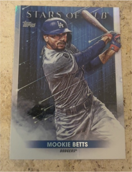 2022 Topps Stars of MLB #SMLB-9 Mookie Betts — front