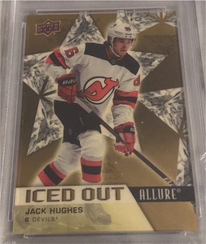 2021-22 Upper Deck Allure Iced Out #IO-11 Jack Hughes — front