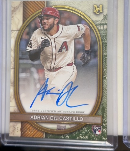 2025 Topps Museum Collection Archival Autograph #AA-AD Adrian Del Castillo — front