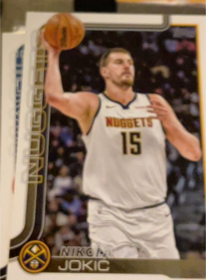 2025-26 Topps #101 Nikola Jokic — front