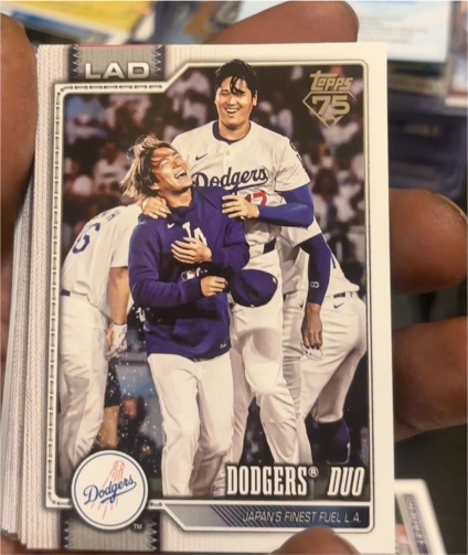 2026 Topps Series 1 #265 Dodgers Duo — front