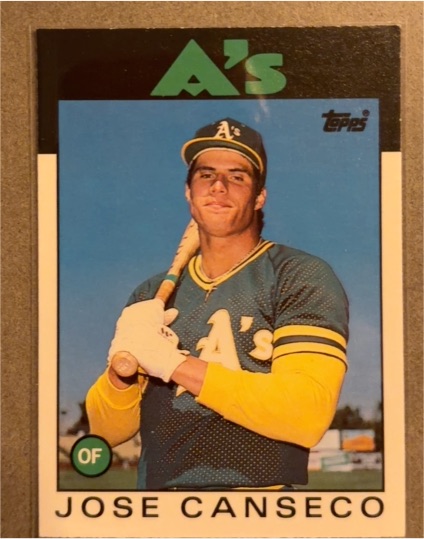 1986 Topps Traded #20T Jose Canseco — front