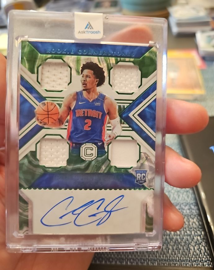 2021-22 Panini Chronicles Rookie Cornerstones #RC Cade Cunningham — front