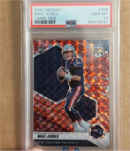 2021 Panini Mosaic #306 Mac Jones — front